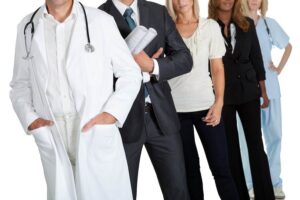 Doctors and claims adjusters 